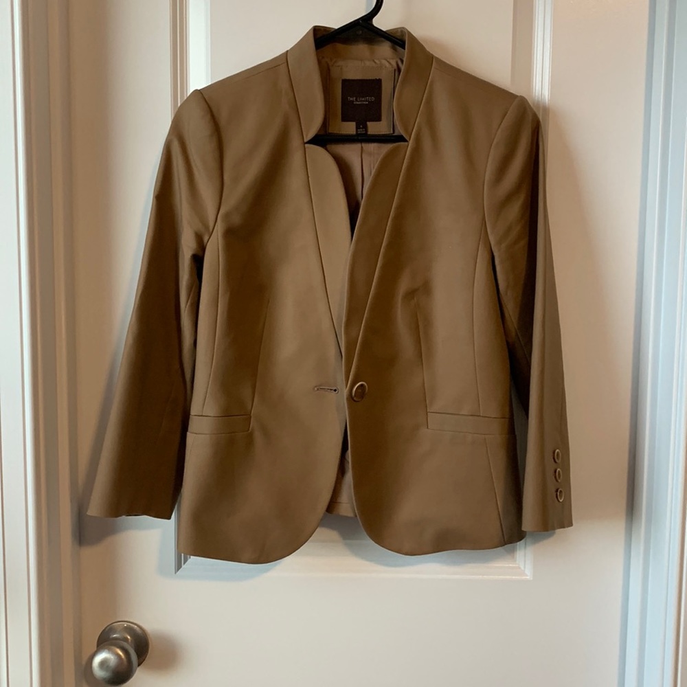 The Limited Collection Scalloped Neckline Blazer